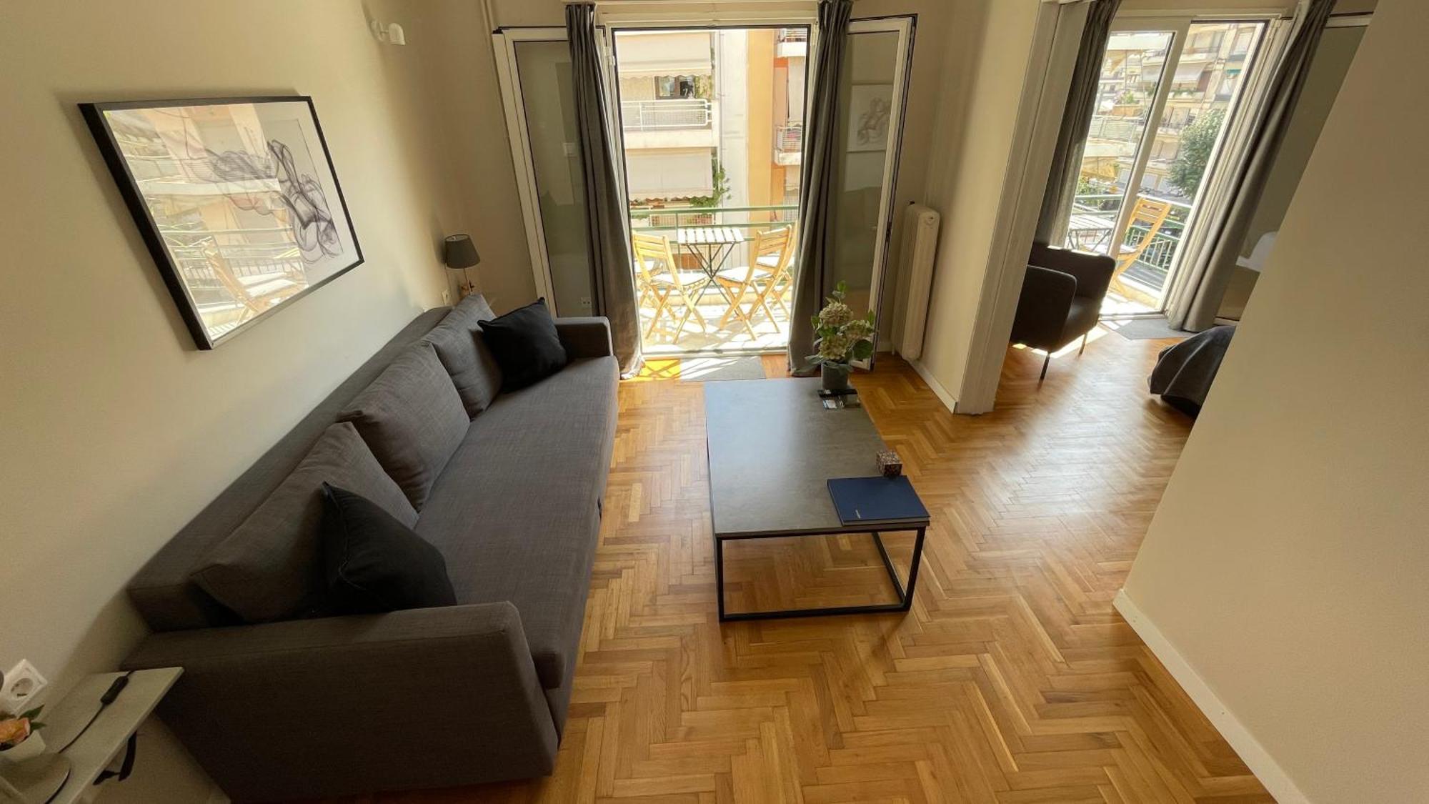 4 Newly Renovated Charming Apartments Steps From Panormou Metro Station Athen Rom bilde