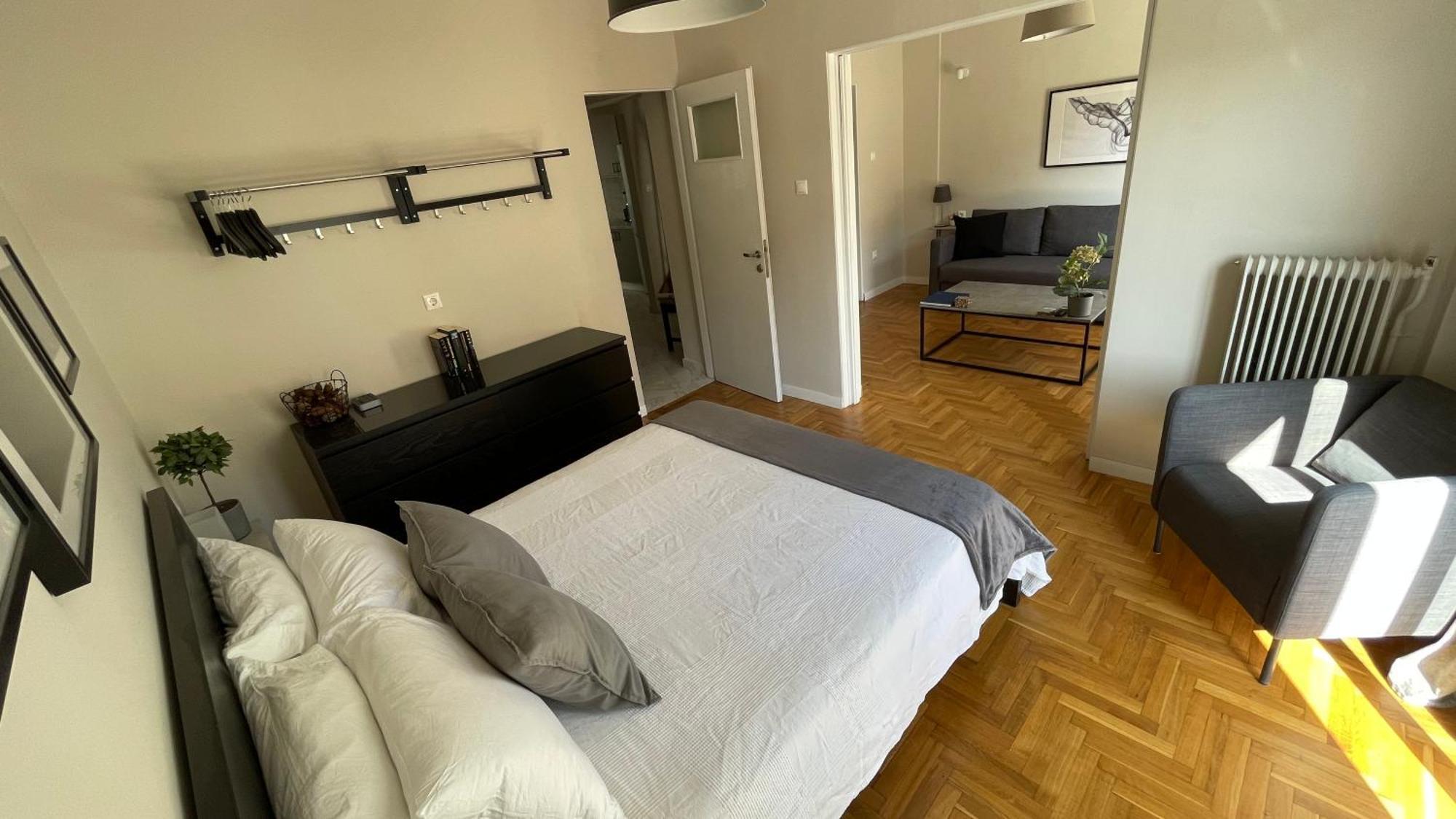 4 Newly Renovated Charming Apartments Steps From Panormou Metro Station Athen Rom bilde